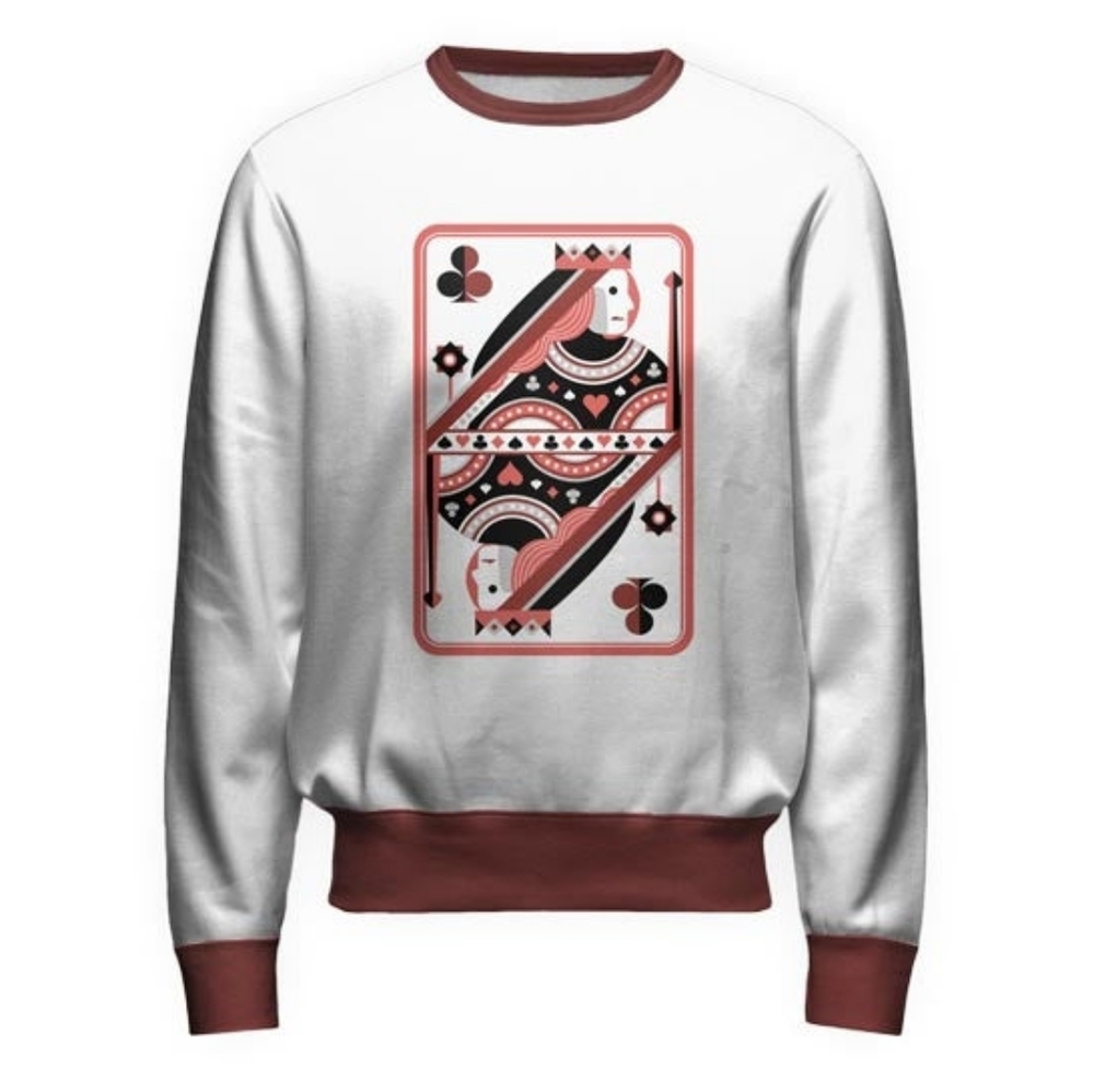 FRESHHOODS QueenStyle 1 SweatShirt, XXL, Offwhite.